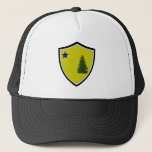 Maine (1901) vlagvrachtwagenhoed trucker pet