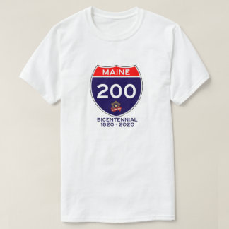 Maine 200th Jubileum Bicentennial T-shirt