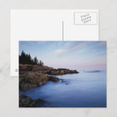 Maine, Acadia National Park, Moonset Briefkaart (Voorkant / Achterkant)
