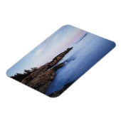 Maine, Acadia National Park, Moonset Magneet (Linkerzijde)