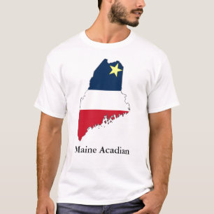 Maine Acadian met tekst T-shirt