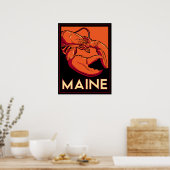 Maine Art Deco Poster (Keuken)