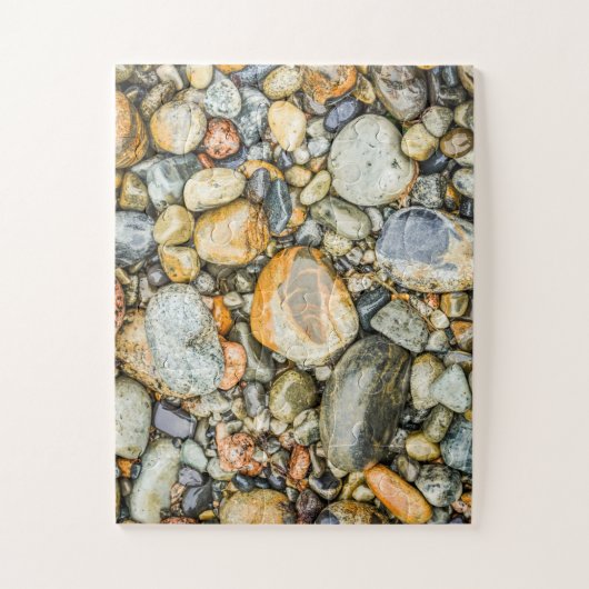 Maine Beach Rocks & Pebbles Oversize Legpuzzel (Verticaal)