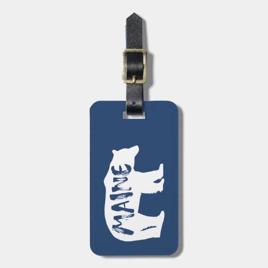 Maine Beer Bagagelabel (Voorkant verticaal)