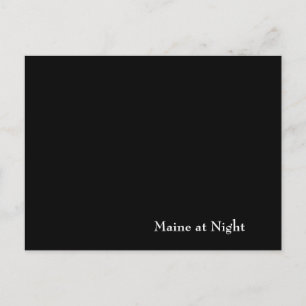Maine bij nacht briefkaart