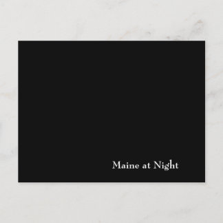 Maine bij nacht briefkaart