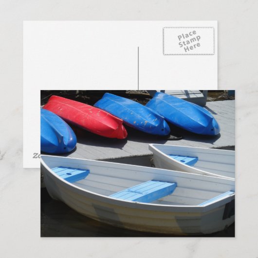 Maine Boats Briefkaart (Voorkant / Achterkant)