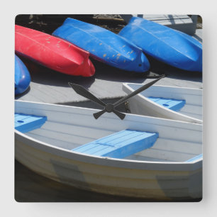 Maine Boats Vierkante Klok