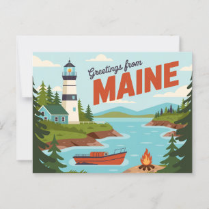 Maine Briefkaart
