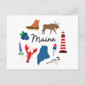 Maine Briefkaart (Voorkant)