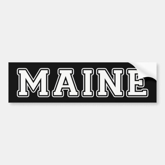 Maine Bumpersticker (Voorkant)
