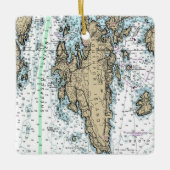 Maine Chart Southport Island Keramisch Ornament (Voorkant)