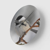 Maine Chickadee Ronde Klok (Hoek)