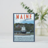 maine Coast Lighthouse Revel Briefkaart (Staand voorkant)
