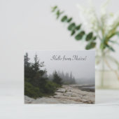 Maine Coast Shoreline Briefkaart (Staand voorkant)