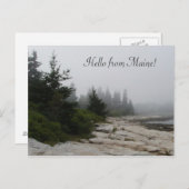 Maine Coast Shoreline Briefkaart (Voorkant / Achterkant)
