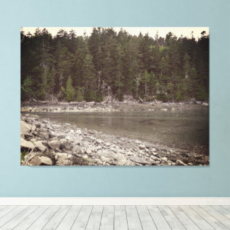 Maine Coastal Calm Canvas Afdruk