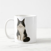 Maine Coon black and white Mug (Gauche)