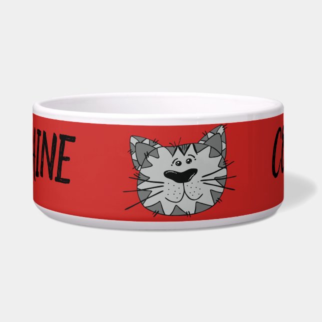 MAINE COON CAT BOWL VOERBAKJE (Voorkant)