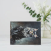 Maine Coon cat Briefkaart (Staand voorkant)