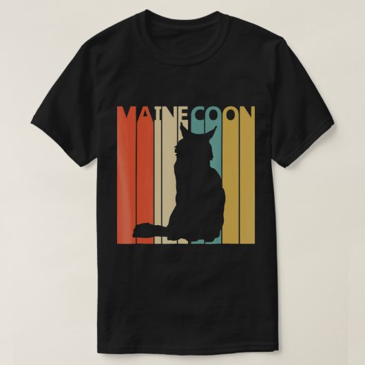 Maine Coon Cat Cat Eigenaar Gift T-shirt (Design voorkant)
