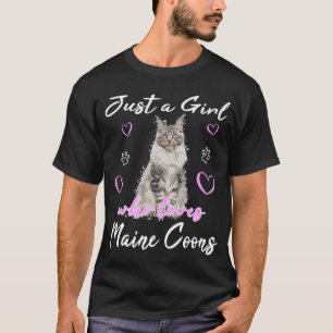 Maine Coon Cat Cats kitten Maine Coon cat motief T-shirt