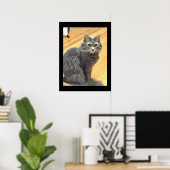 Maine Coon Cat Foto Poster (Thuiskantoor)