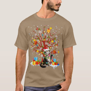Maine Coon Cat Kerstmis, Ornament Deco T-shirt