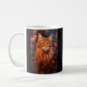 Maine Coon cat Koffiemok