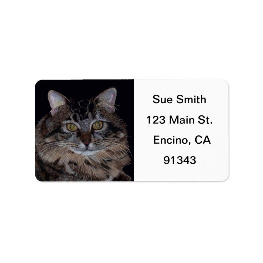 Maine Coon Cat Labels (Voorkant)