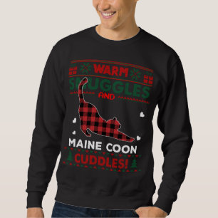 Maine Coon Cat Lover Leuke Kat Xmas Lelijke Kerstm Trui