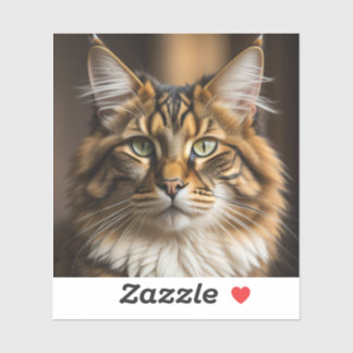 Maine Coon Cat Sticker