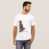 Maine Coon Cat T-shirt (Voorkant volledig)