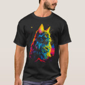 Maine Coon Cat T-shirt (Voorkant)