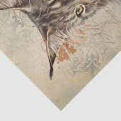 Maine Coon Cat Waterverf Tissuepapier (Detail)