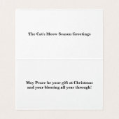 Maine Coon Chat Père Noël & Cadeaux Arbre de Noël  (Inside Unfolded)