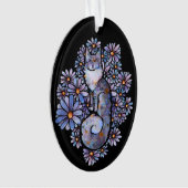 Maine Coon Dilute Calico Cat Violet (devant)