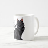 Maine Coon Empire Chat Maman Mug II (Devant droit)