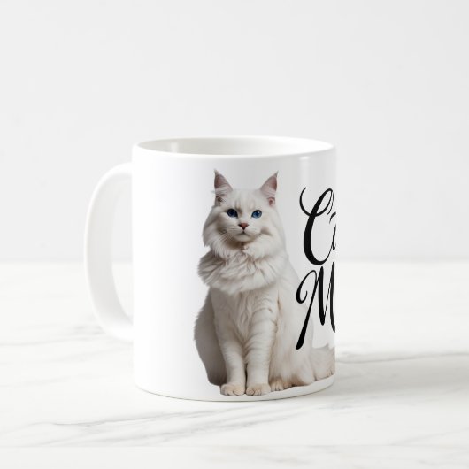 Maine Coon Empire Chat Maman Mug III (Devant gauche)