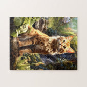 Maine Coon in Natuur. Legpuzzel (Horizontaal)