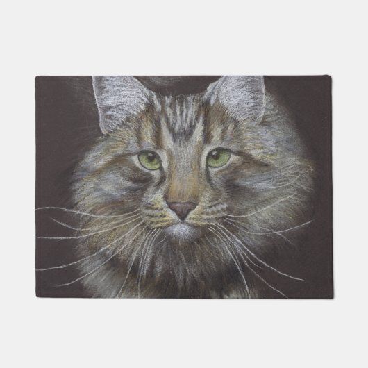 Maine Coon Kat Deurmat (Voorkant)