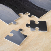 Maine Coon Kat in Sneeuw Kerstmis Legpuzzel (Zijkant)