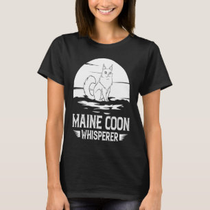 Maine Coon kat kitten eigenaar T-shirt