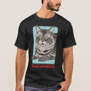 Maine Coon Katten Kat Eigenaar Maine Coon T-shirt