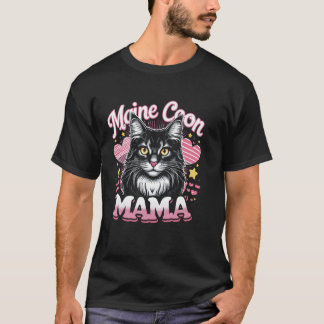 Maine Coon kattenras huisdier - Maine Coon Mama T-shirt