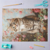  Maine Coon Kitten Schilderij Decoupage Tissuepapier (Craft)