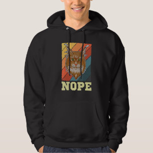 Maine Coon Kitten Whiskers House Cat Motif Hoodie