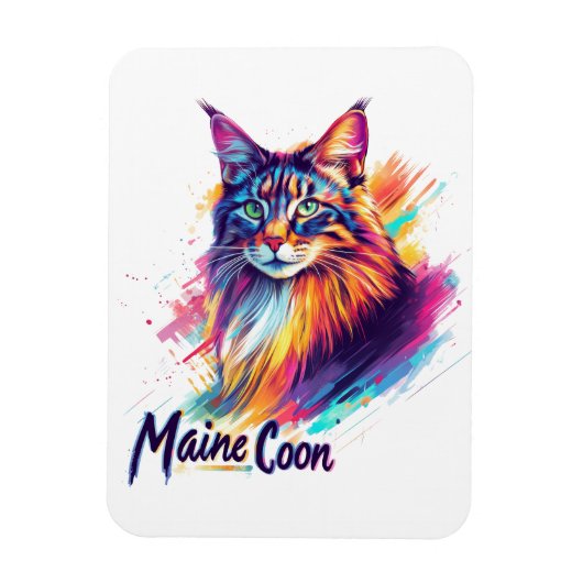 Maine Coon Magneet (Verticaal)