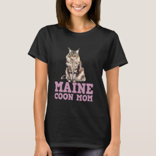 MAINE COON MAMA MAINE COON KAT MOEDER MAINE COON M T-SHIRT