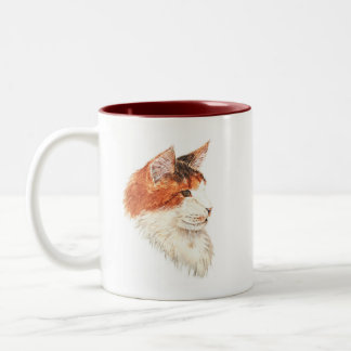 Maine Coon-Mok Tweekleurige Koffiemok
